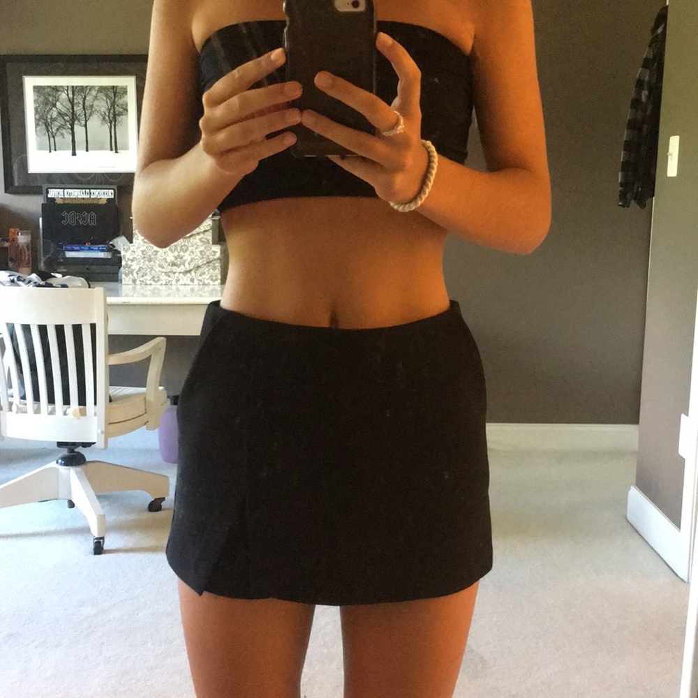 Black Mini Skort